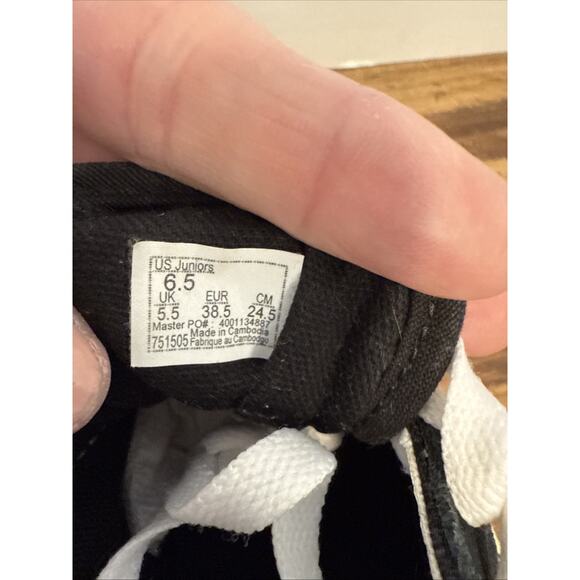 VANS Old Skool Slime Flame Black/White w Green Youth Size 6.5 - Picture 8 of 9